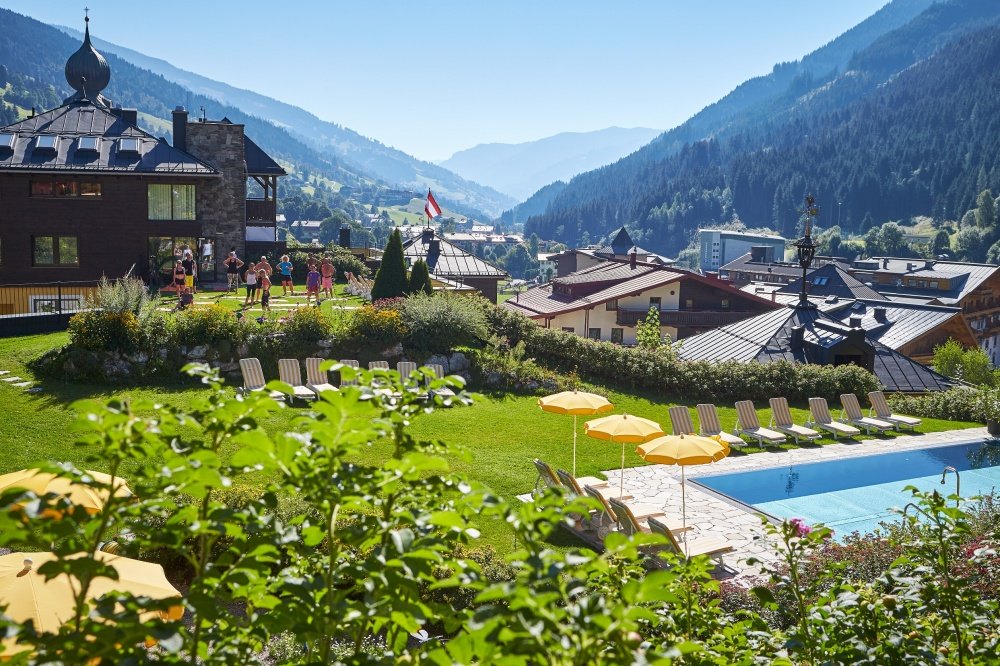 Ausblick auf den Rooftop Garden