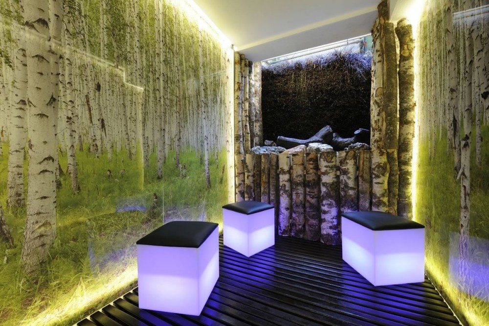 Gradierwerk im Wellnessbereich