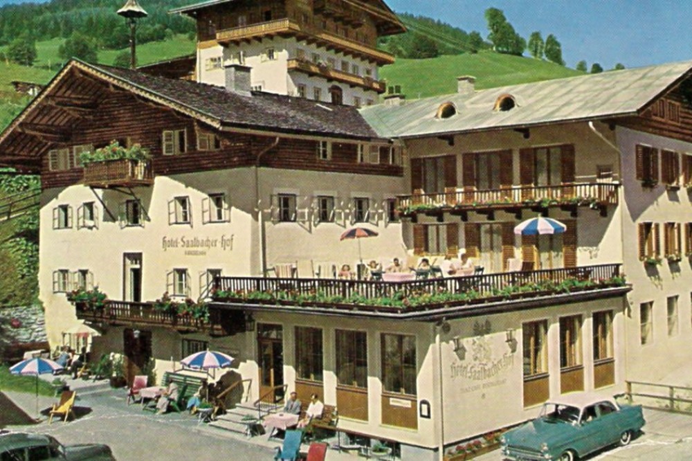 Summer vacation in the Hotel Saalbacher Hof - that's how it looked like in 1957