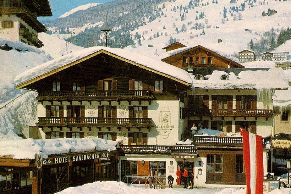 Der Saalbacher Hof leicht verändert gegen 1960