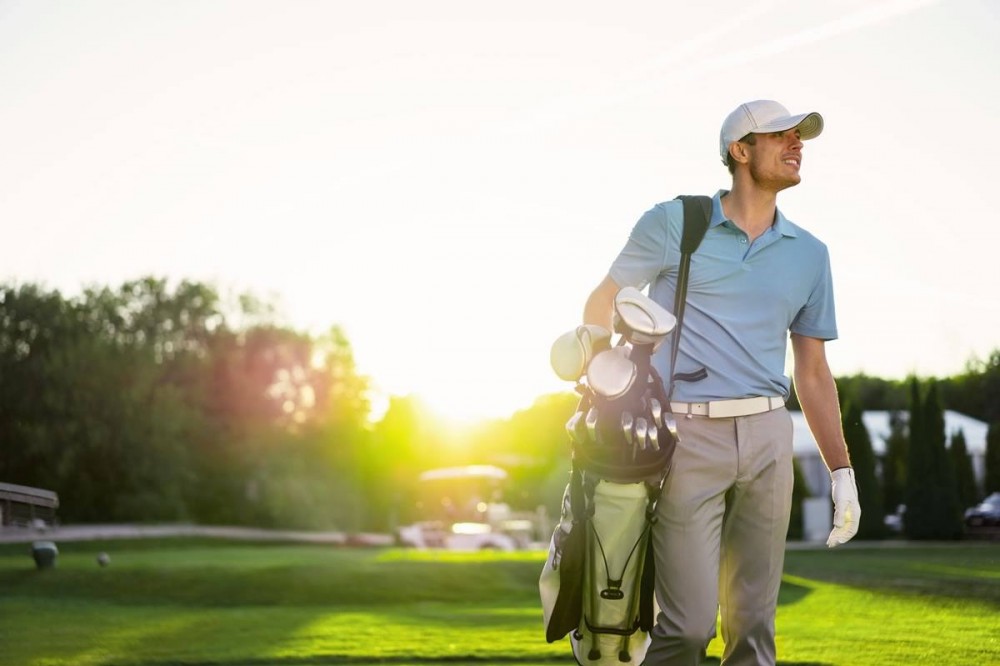 Golfer on the golf course
