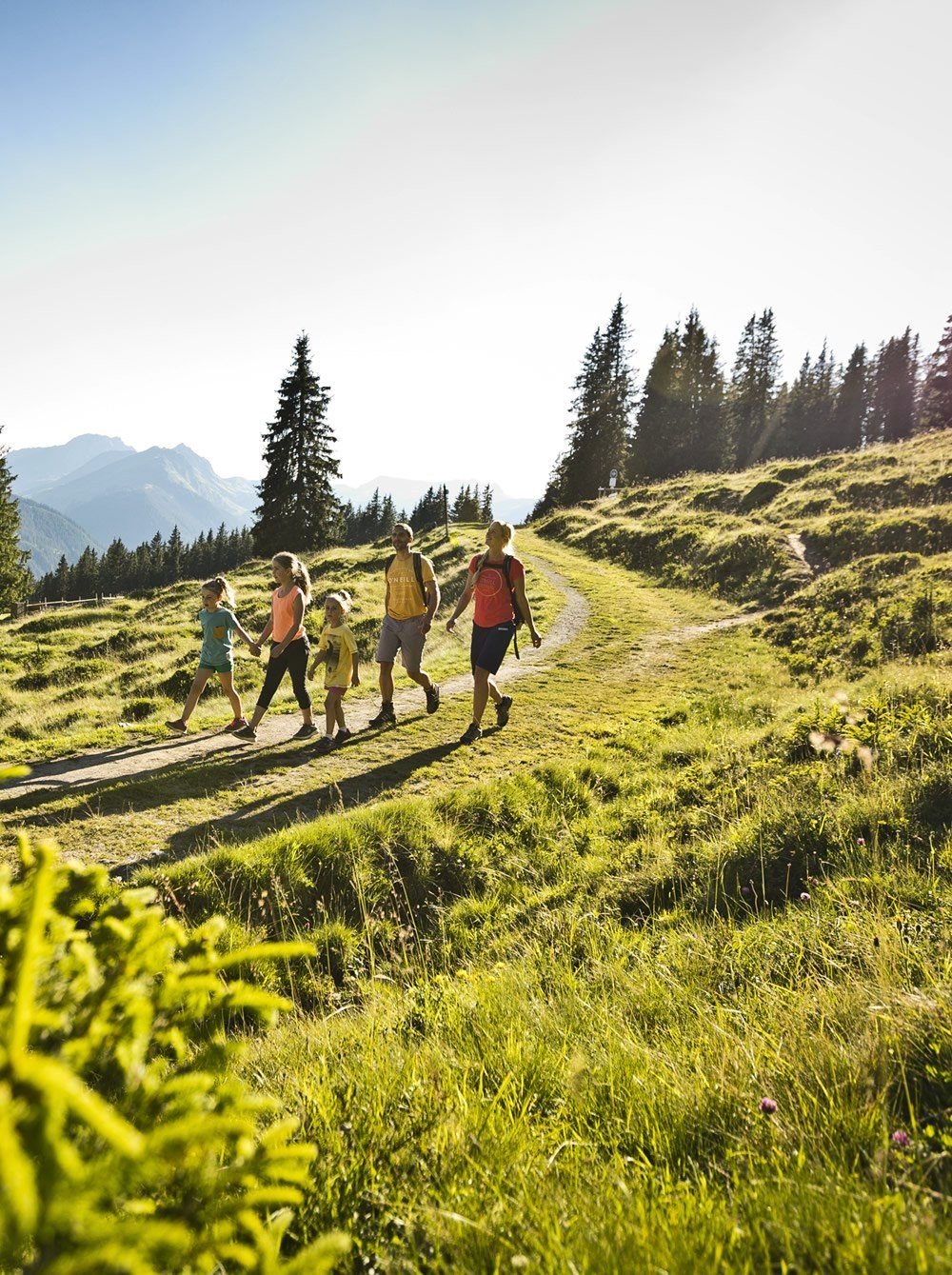 Wandern mit Kindern in Saalbach im Salzburger Land width=