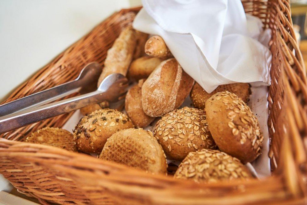 Variety of breads and crusty bread offerings