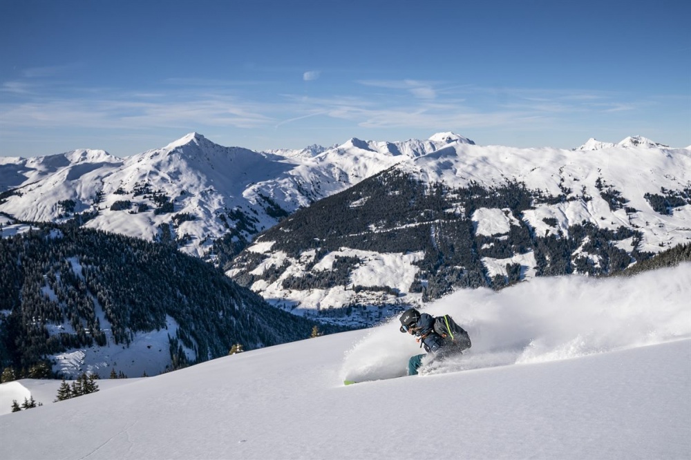 Freeriding in Saalbach