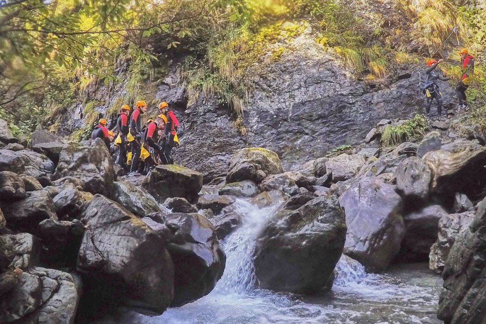 Canyoning - Spaß & Adrenalin in den Bergen von Saalbach