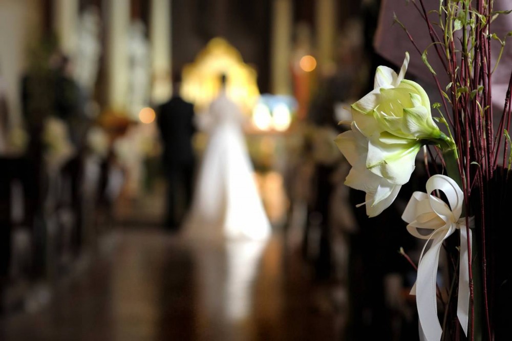 Wedding at the St. Nikolaus Church in Saalbach