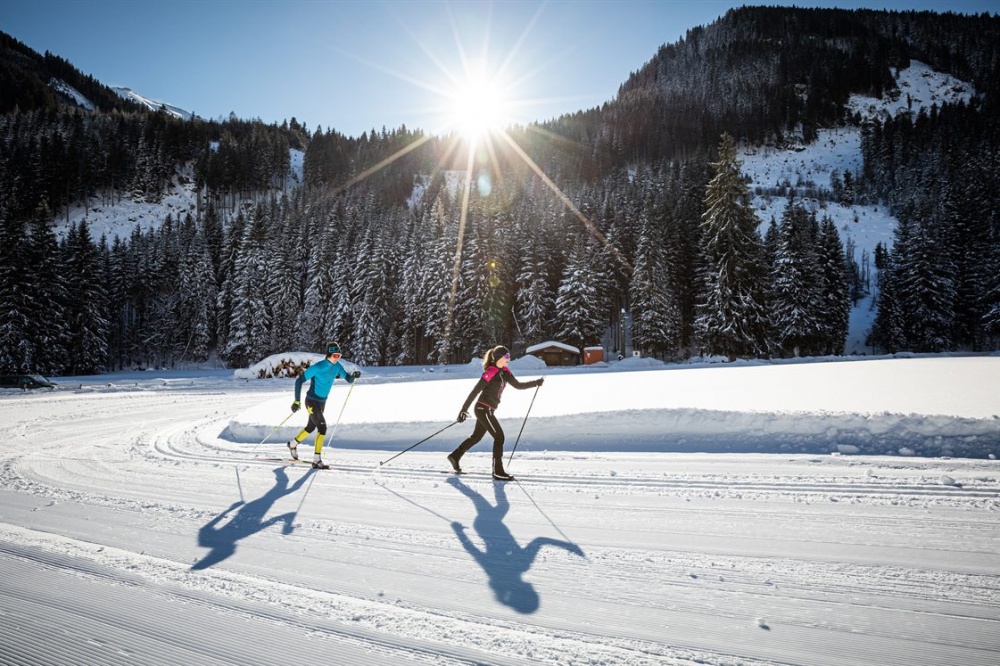 Impression of cross-country skiing in Saalbach